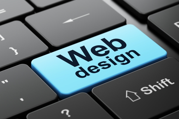 tecla de ordenador que pone "web design"
