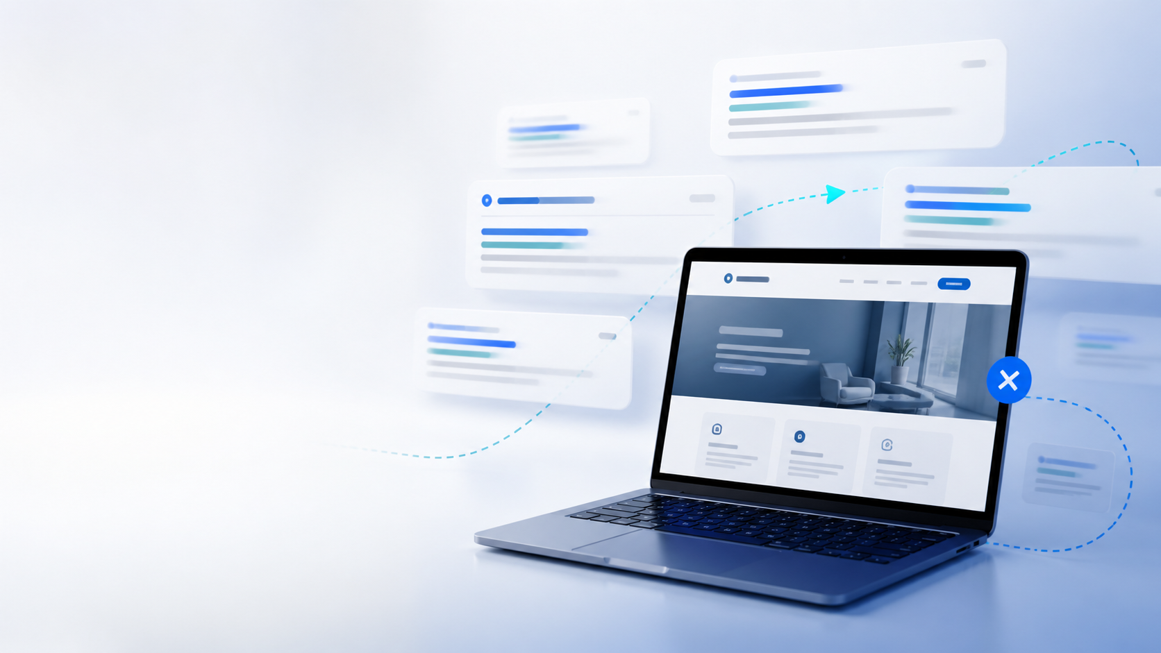 Company that does not appear on Google due to indexing and SEO problems